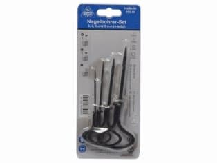Nagelbohrer-Set 4-TEILIG