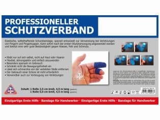 Aufkleber F. Display Wundschnellverband