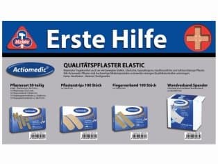 Aufkleber F. Display Erste Hilfe Pflaster