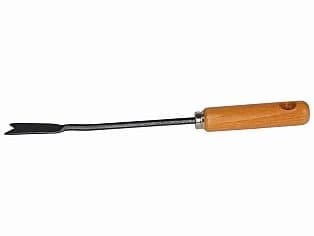 Unkrautstecher mit Holzgriff