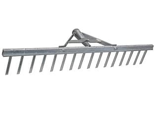 Aluminium Rechen 16 Zinken 62 cm