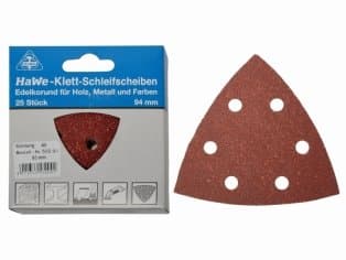 Haft-Schleifblätter 3-ECK