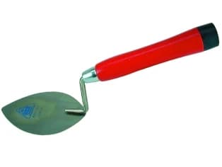 Fliesenkelle rostfrei herzf. M. Gummikappe