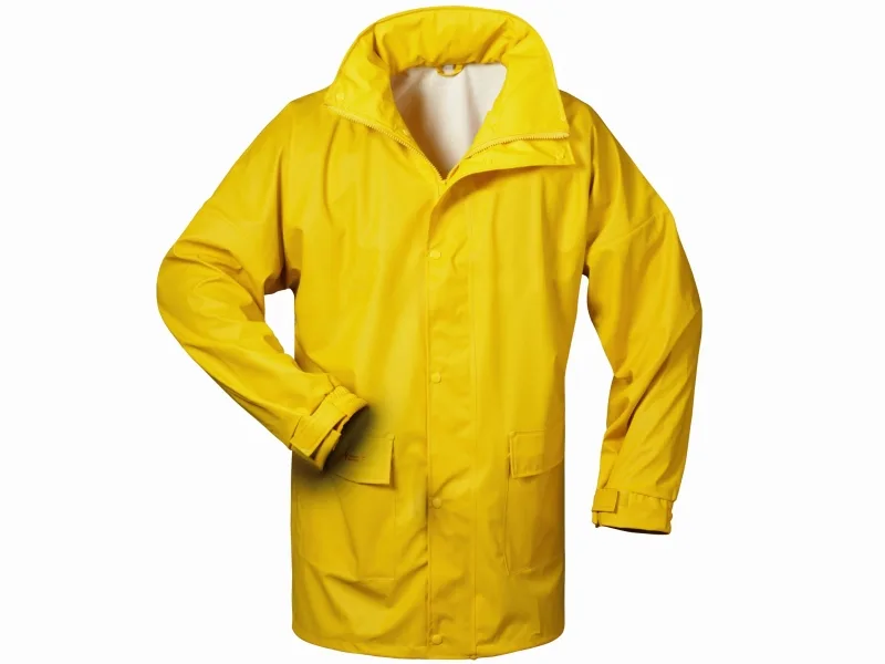 REGENJACKE PU-STRETCH GELB GR. L