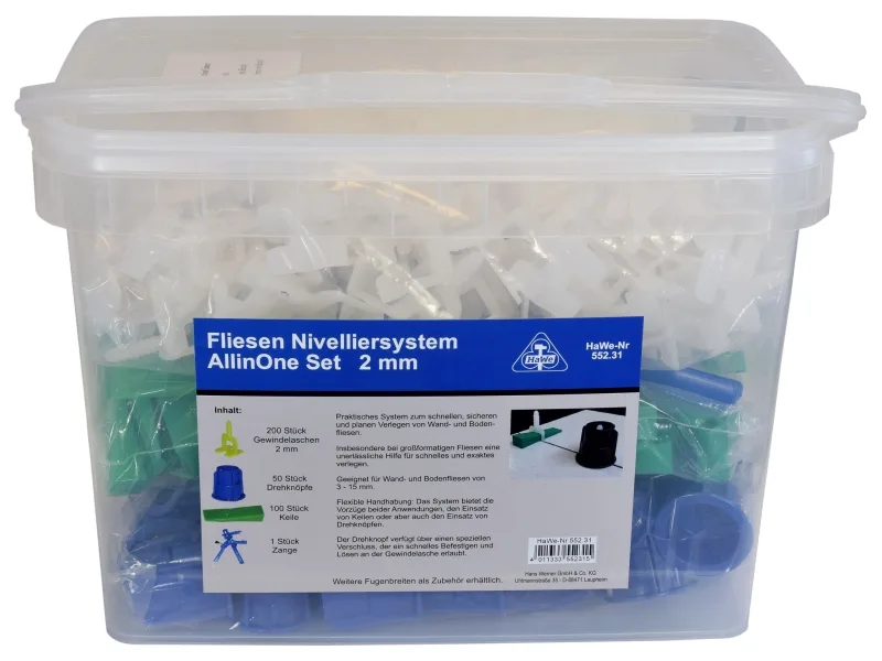 Fl-nivelliersys. Basis-set all in one 2mm
