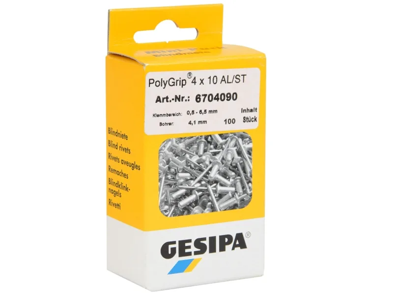 POLYGRIP NIETE 4 X 10 MM SB-PACK/100 STK