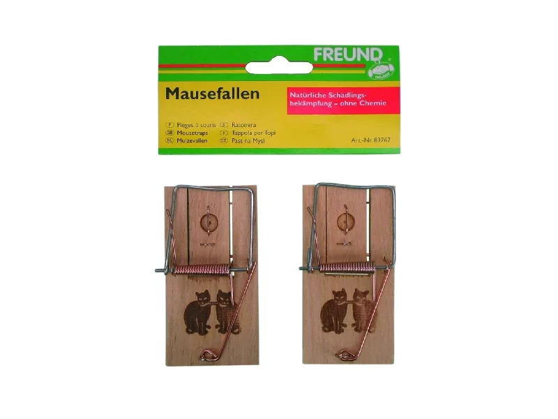 Mausefalle Buchenholz (2-ST-SB)