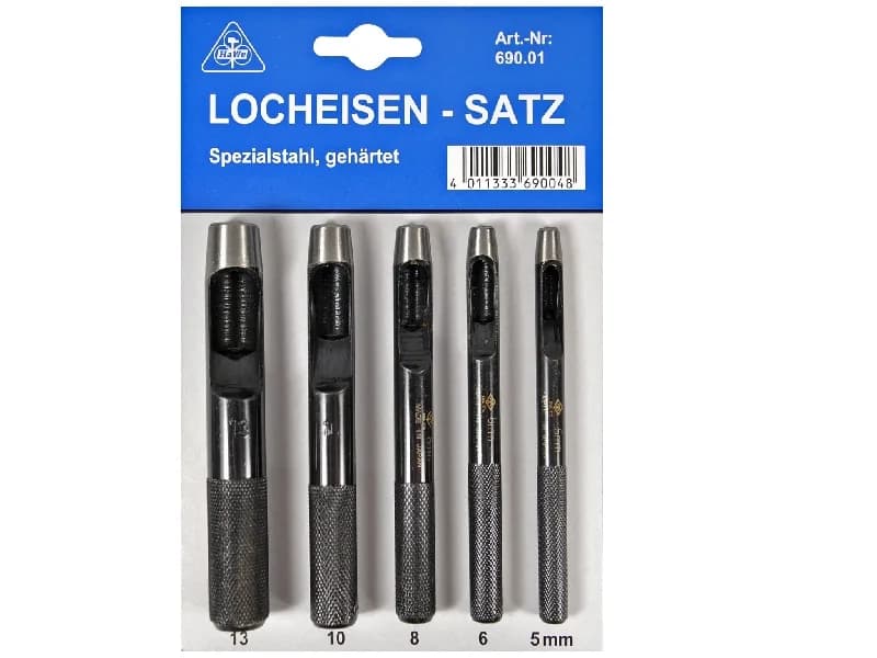 LOCHEISEN-SATZ 5-TLG.