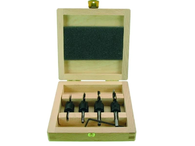 Holz-Spibo-Satz 4-TLG. M.aufsteckversenker