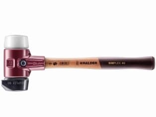 Simplex-Hammer M. Standfuß Schw./weiß 60MM