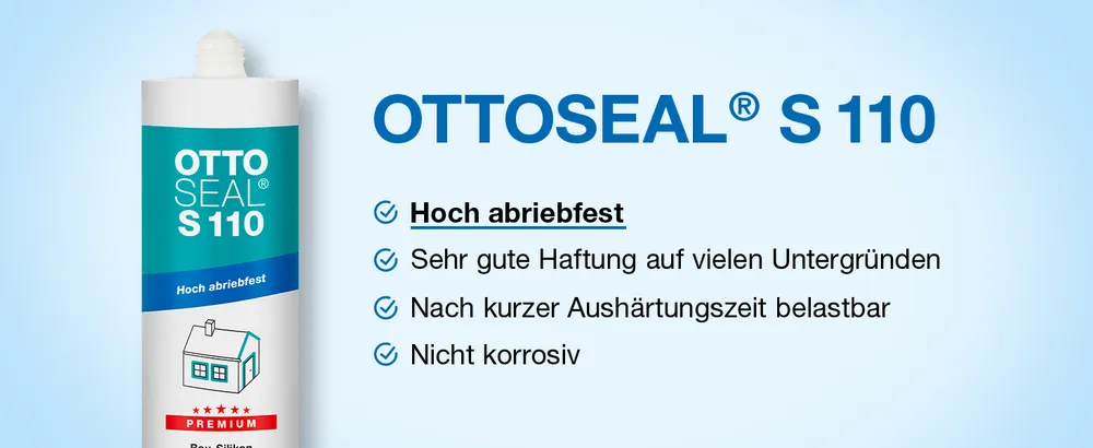 OTTOSEAL® S 110 Das Premium Bau Silikon: Auf einen Blick
