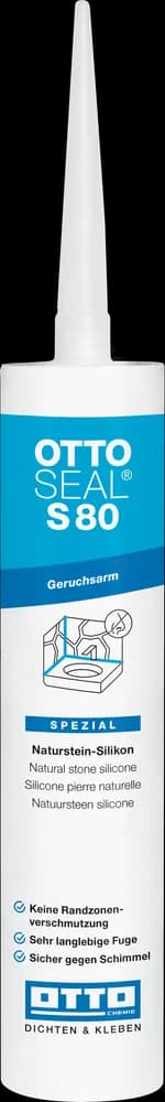 OTTOSEAL® S 80 Das geruchsarme Naturstein Silikon