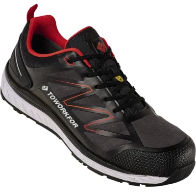 2WORK4 Warm Up Red Halbschuh S3
