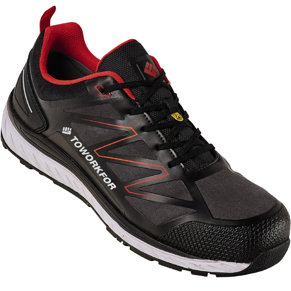 2WORK4 Warm Up Red Halbschuh S3