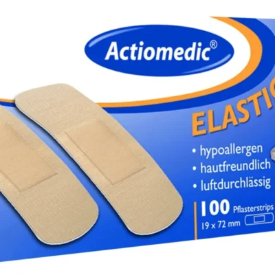 PFLASTERSTRIPS ACTIOMEDIC ELASTIC 19X72 MM