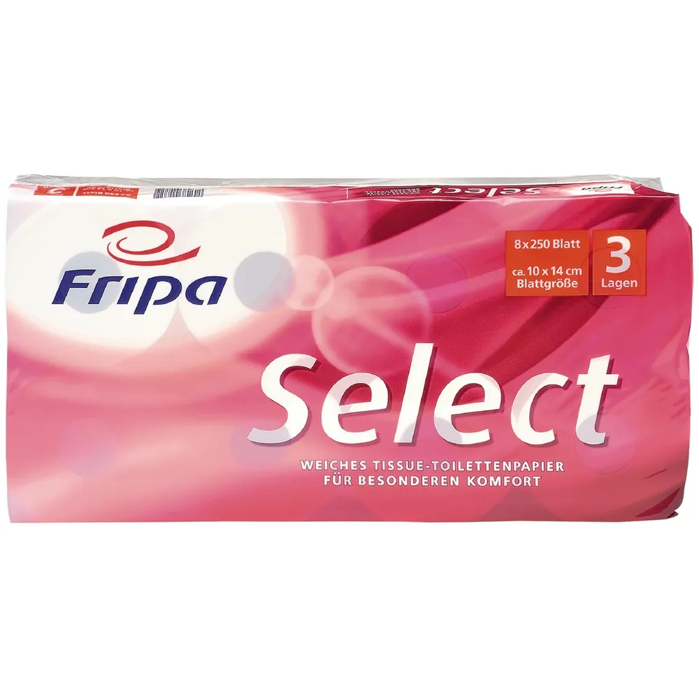 FRIPA Toilettenpapier "Select" 3-lagig
