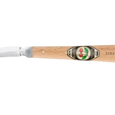 SCHNITZMESSER KIRSCHEN GEBOG/SPITZ