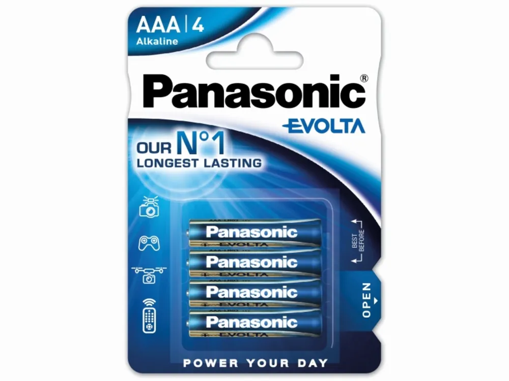 BATTERIE ALKALINE EVOLTA MICRO GR. AAA