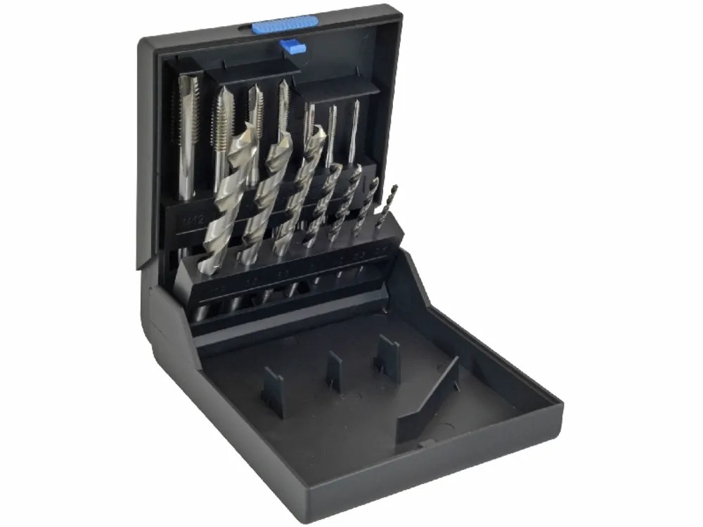 MASCHINEN-GEWINDE-BOHRERSATZ M3-12 + SPIBO