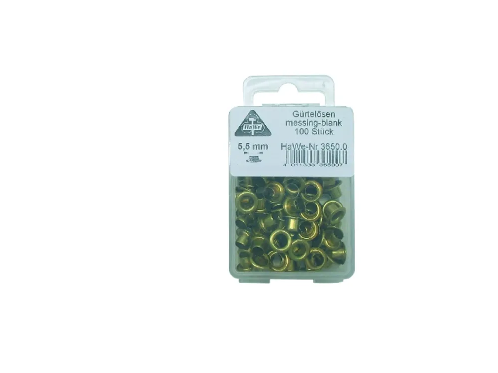 Ösen Messing St Pack – Bild 3