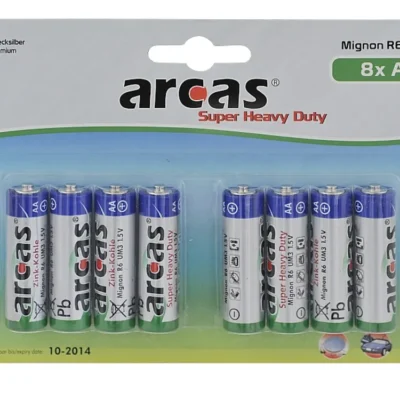 BATTERIEN MIGNON ZINK KOHLE  8 STÜCK-SB