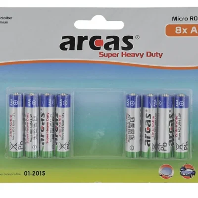 BATTERIEN MICRO ZINK KOHLE 8 STÜCK-SB
