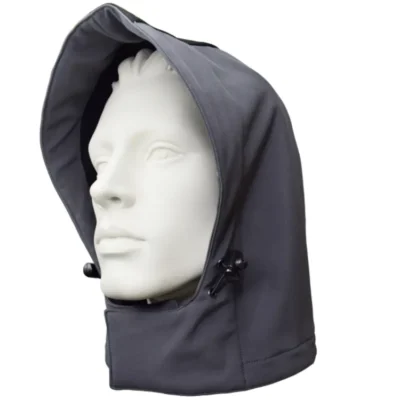 KAPUZE ZU SOFTSH.JACKE/-WESTE SCHWARZ/GRAU