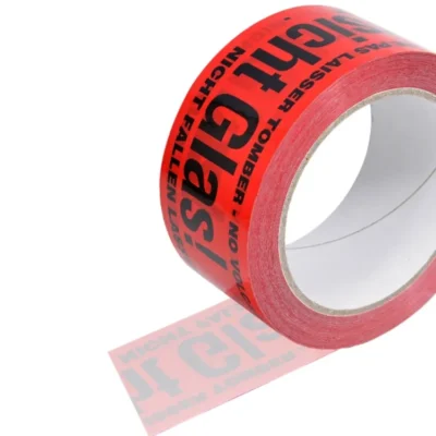 PP-WARNBAND ROT VORSICHT GLAS 50 MM