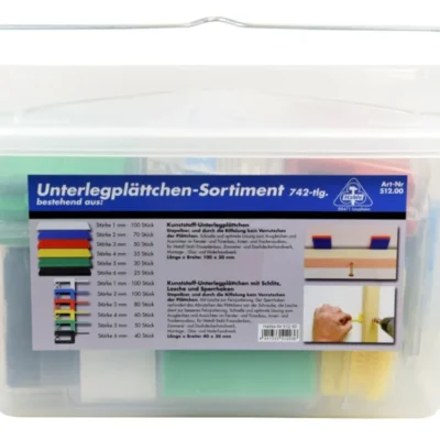 UNTERLEGPLÄTTCHEN-SORTIMENT  GEMISCHT