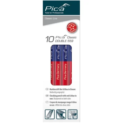 MARKIERSTIFT BLAU/ROT 175 MM 10-ER PACK