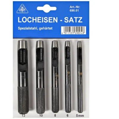 LOCHEISEN-SATZ 5-TLG.
