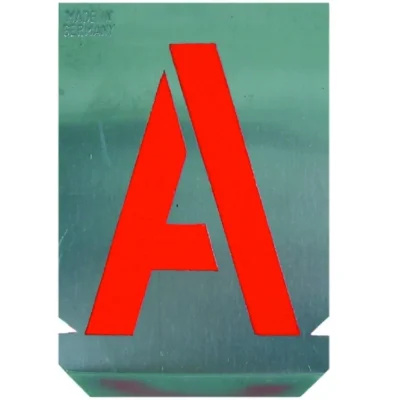 Signierschablonen Satz Buchstaben