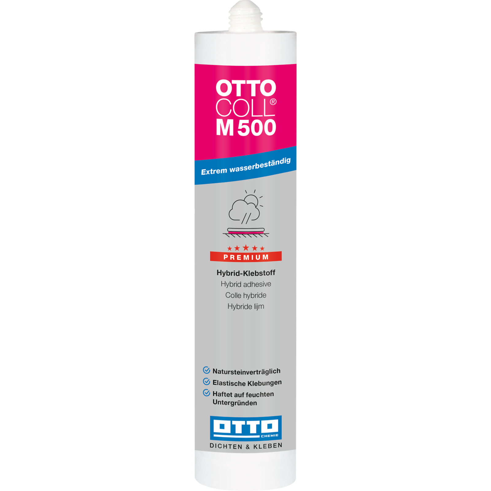 OTTOCOLL M500 Der wasserbeständige Premium-Hybrid-Kleb-/Dichtstoff