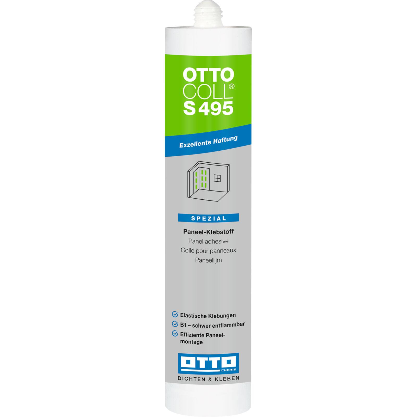 OTTOCOLL S 495 Der Silikon-Klebstoff für Wandpaneele