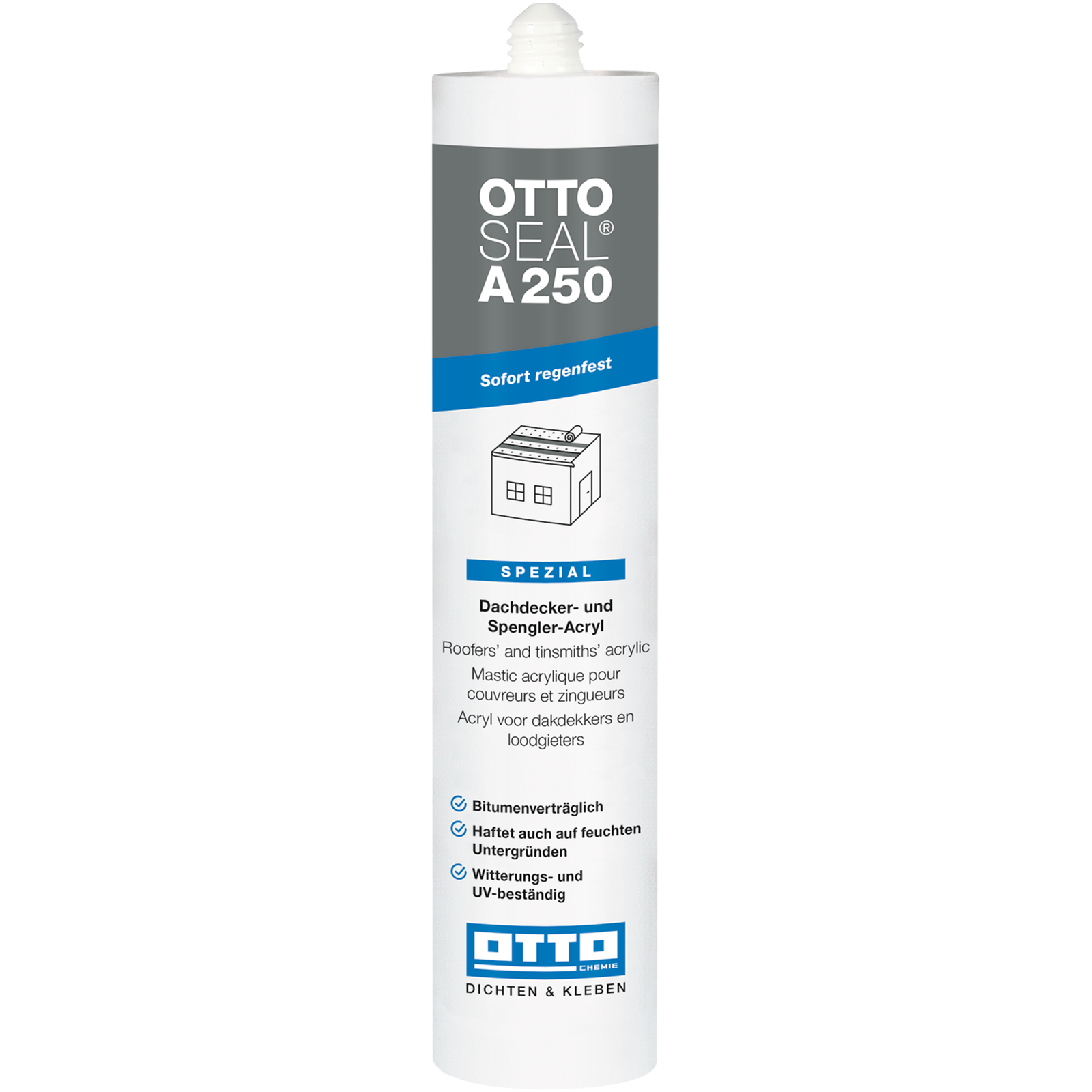 OTTOSEAL A250 Der Dichtstoff für den Dachbereich und feuchte Untergründe