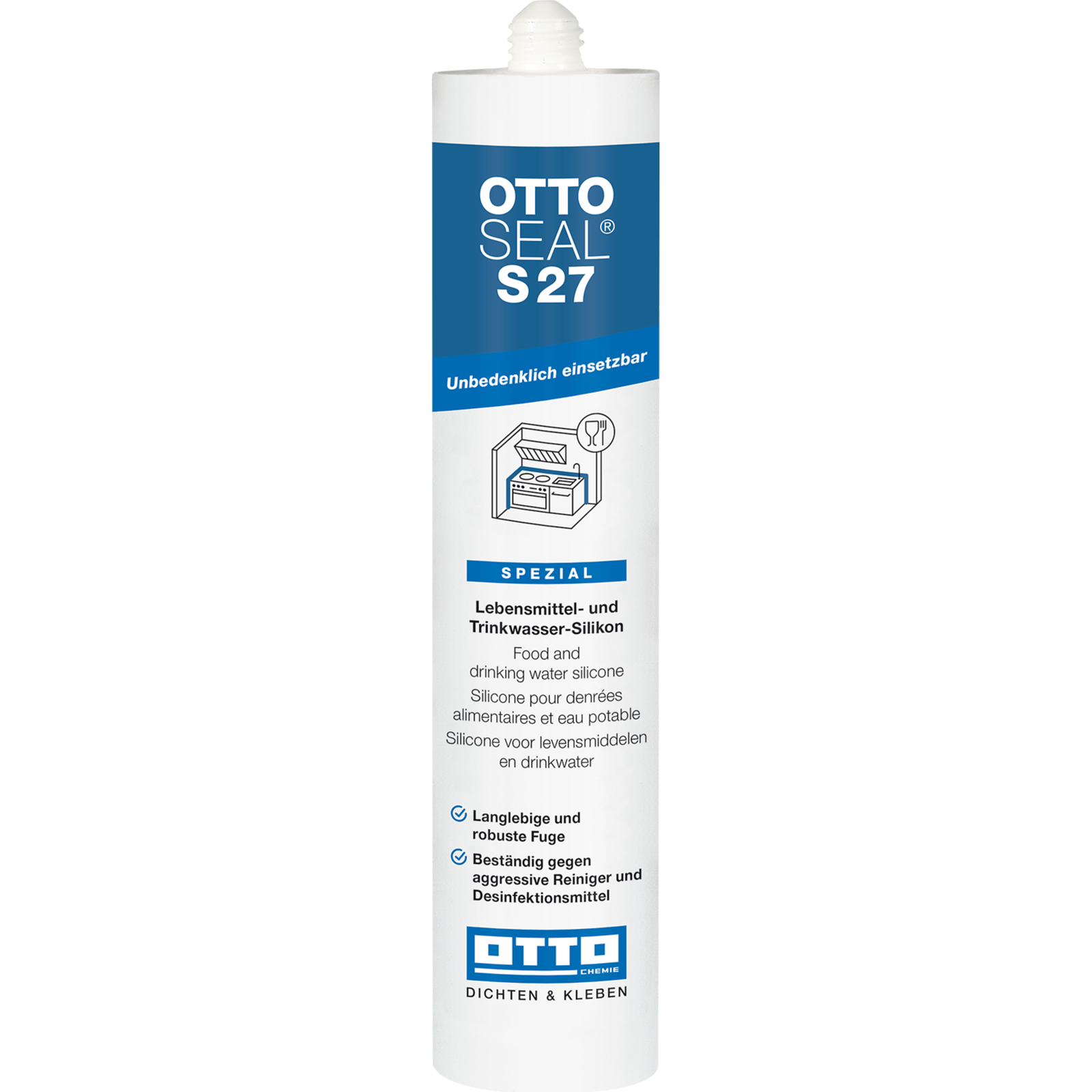 OTTOSEAL S27 Das Lebensmittel- und Trinkwasser-Silikon
