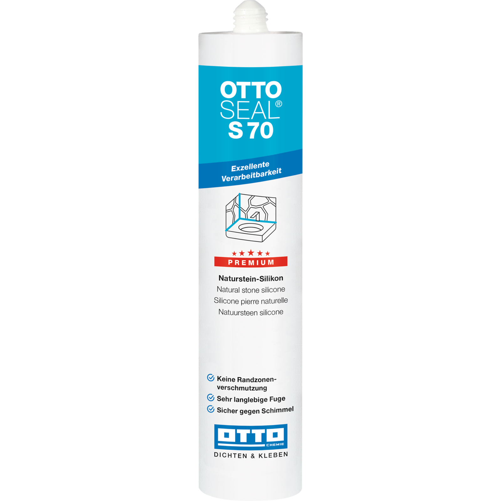 OTTOSEAL S70 Das Premium-Naturstein-Silikon